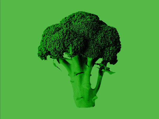 Fresh broccoli containing sulforaphane for healthy aging and longevity