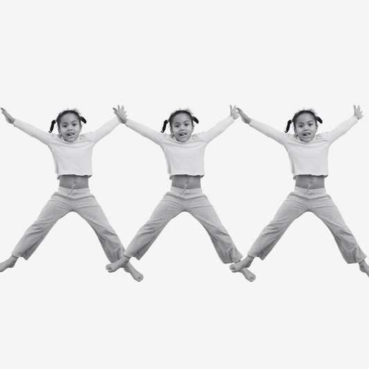 Children jumping and moving actively for better learning and mood