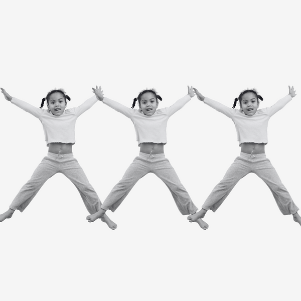 Children jumping and moving actively for better learning and mood