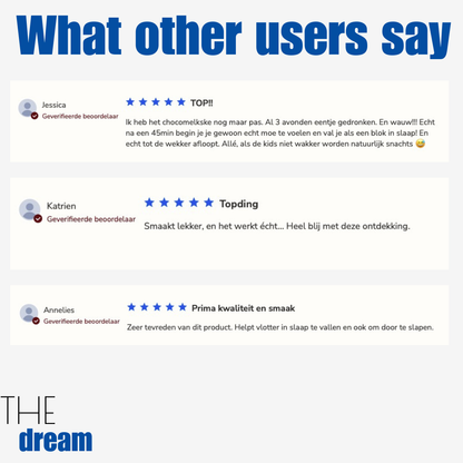 Reviews by happy zirtui customers about THE dream  – a Belgian longevity supplement